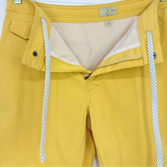 J. Crew Yellow Nautical Preppy Swim Shorts - Picture 13 of 14